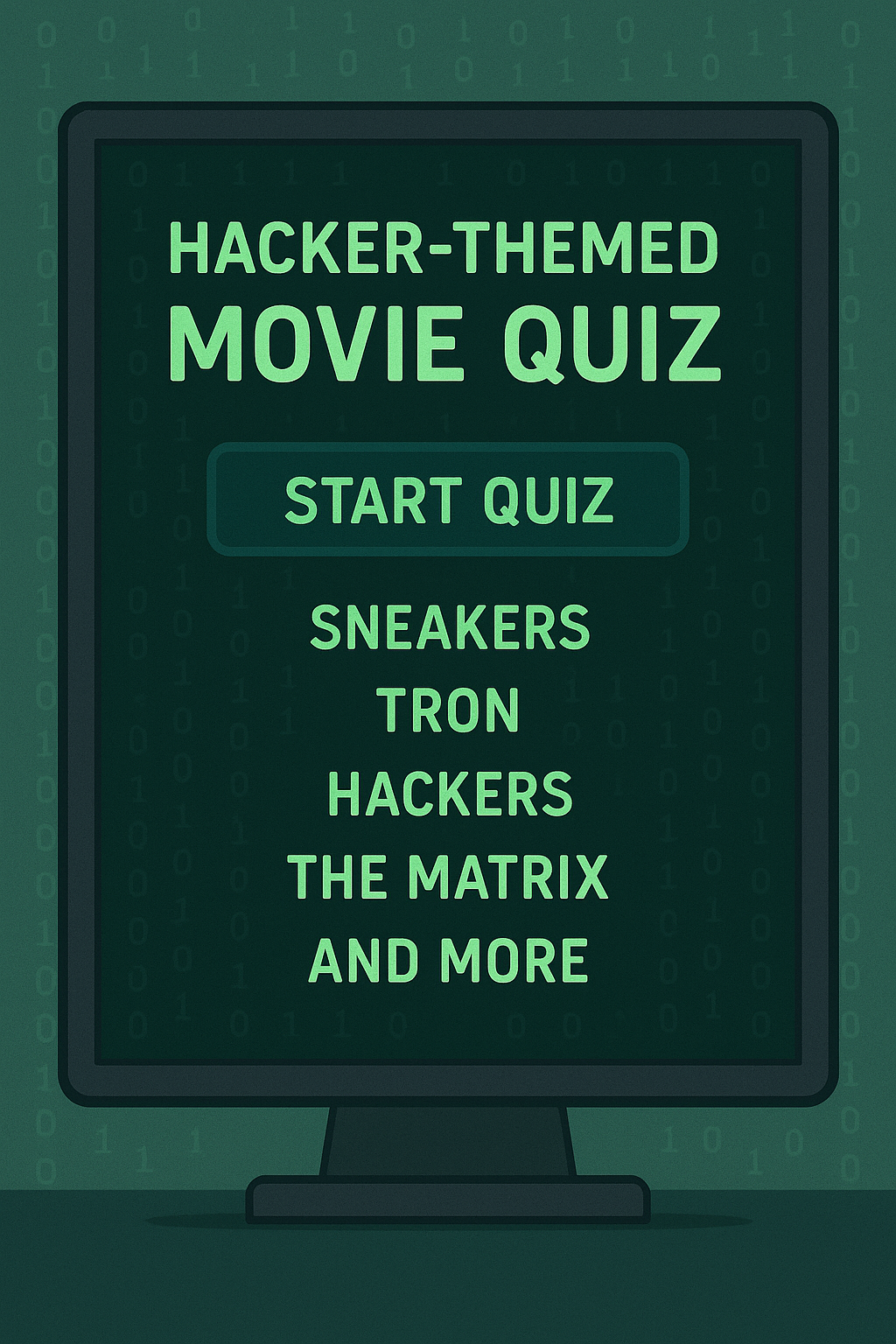 Welcome to our Hacking Movies Quiz